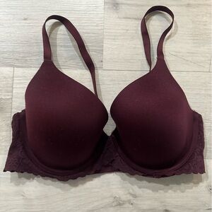 Aerie Burgundy Lace Bra